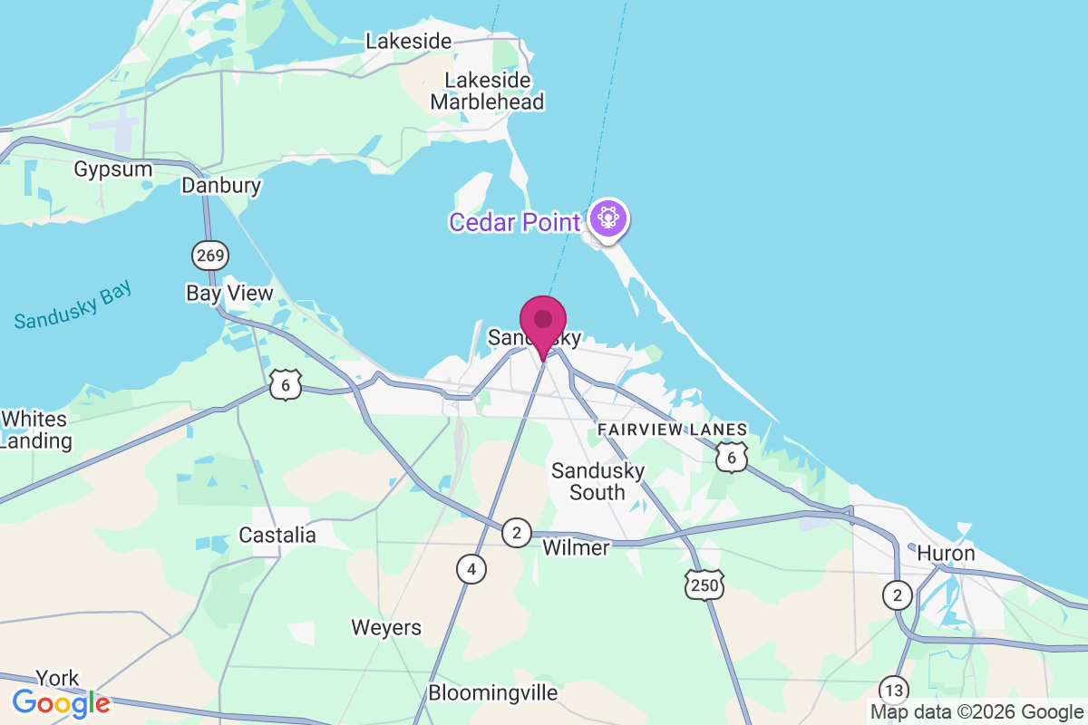 Sandusky map