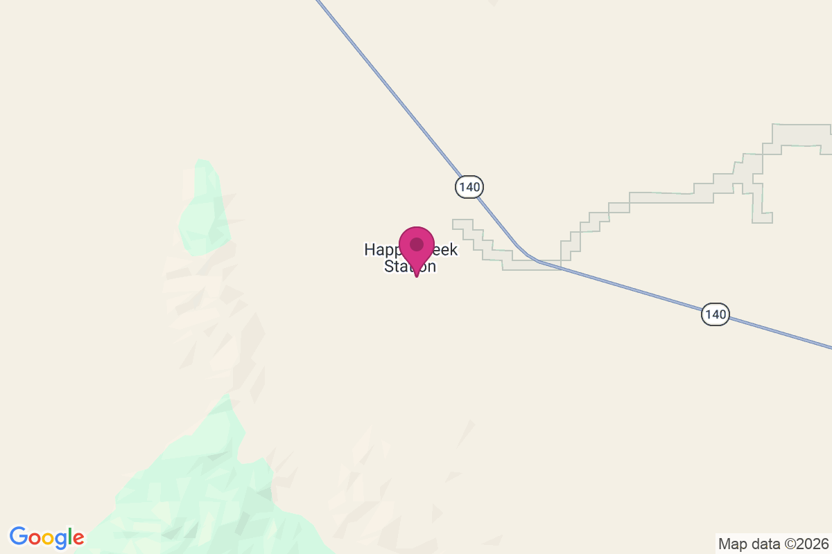 Happy Creek Station map