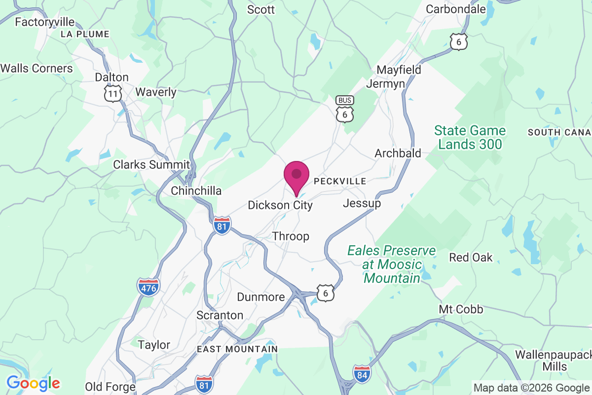 Dickson City map