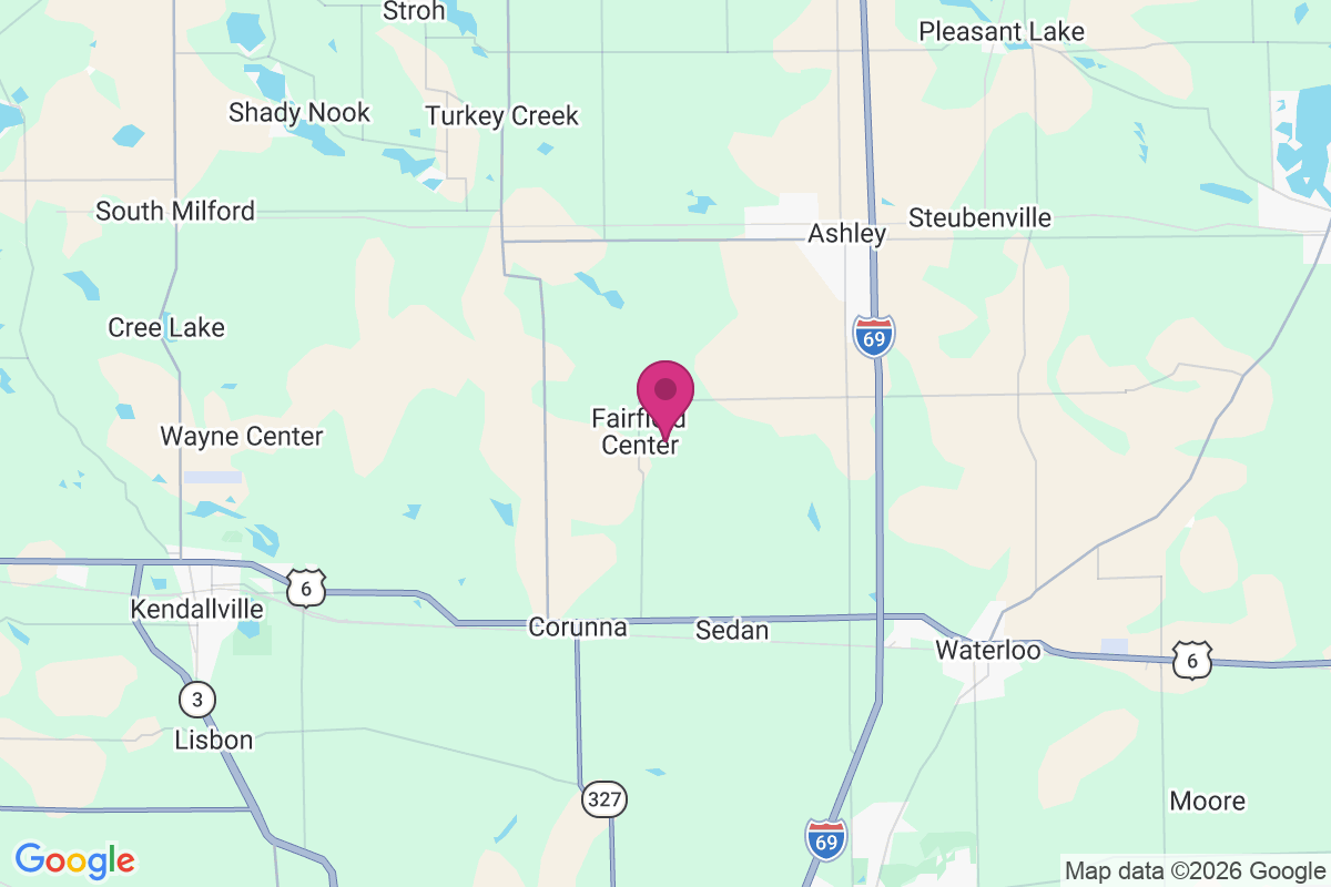 Fairfield Center map