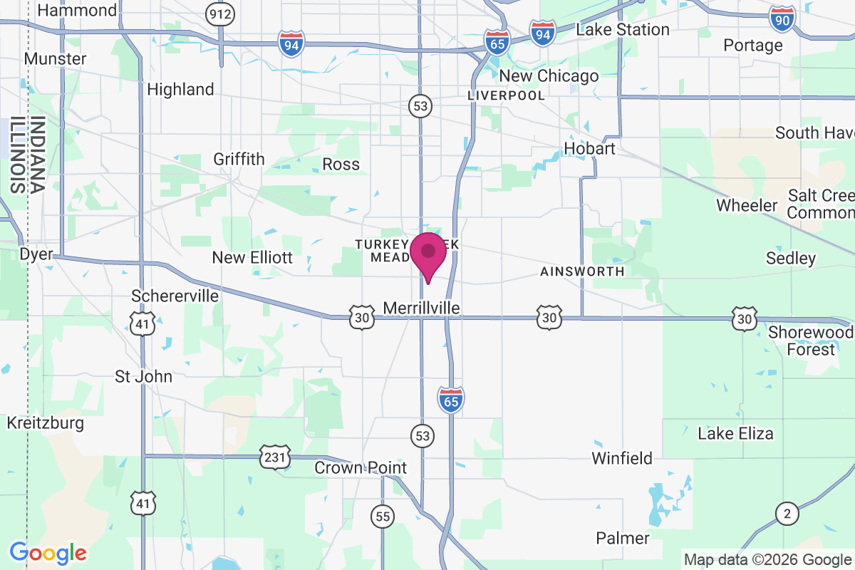 Merrillville map