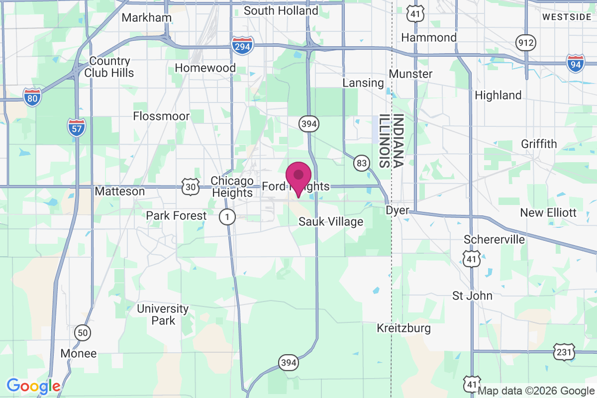 Ford Heights map