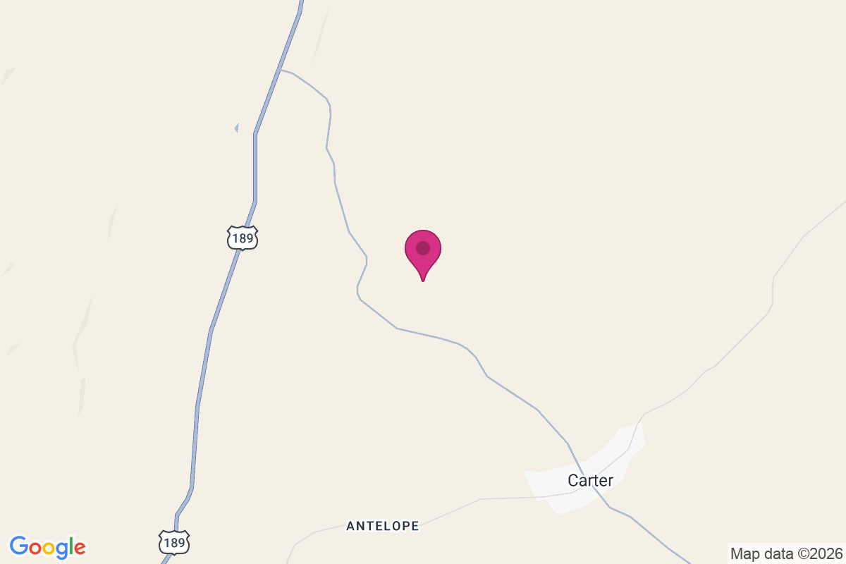 Carter Cedars map