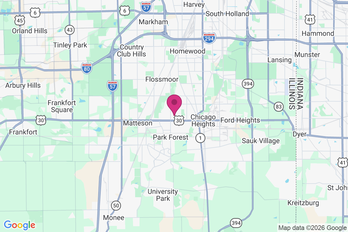 Olympia Fields map