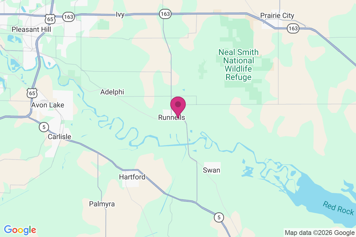 Runnells map