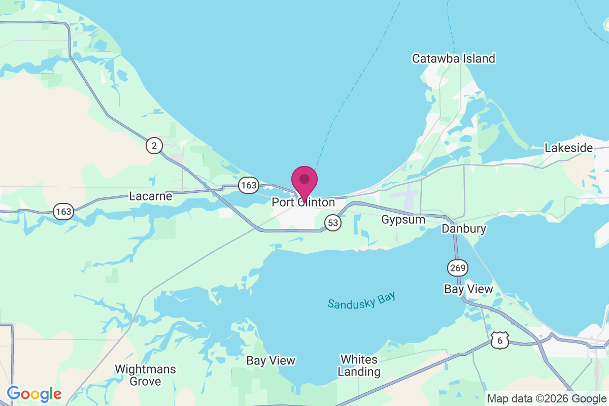 Port Clinton map