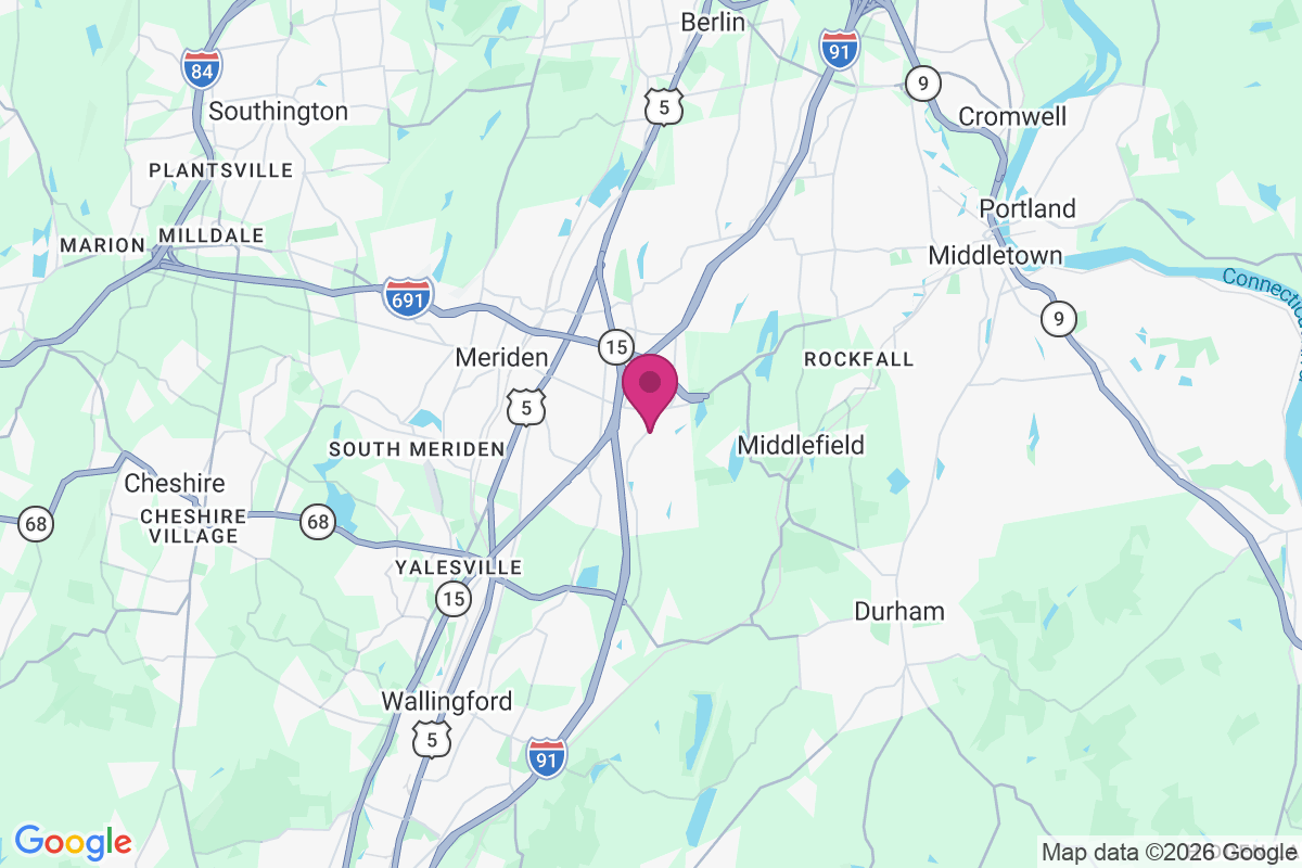 East Meriden map
