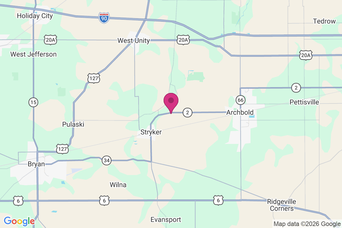 Tiffin Meadows map
