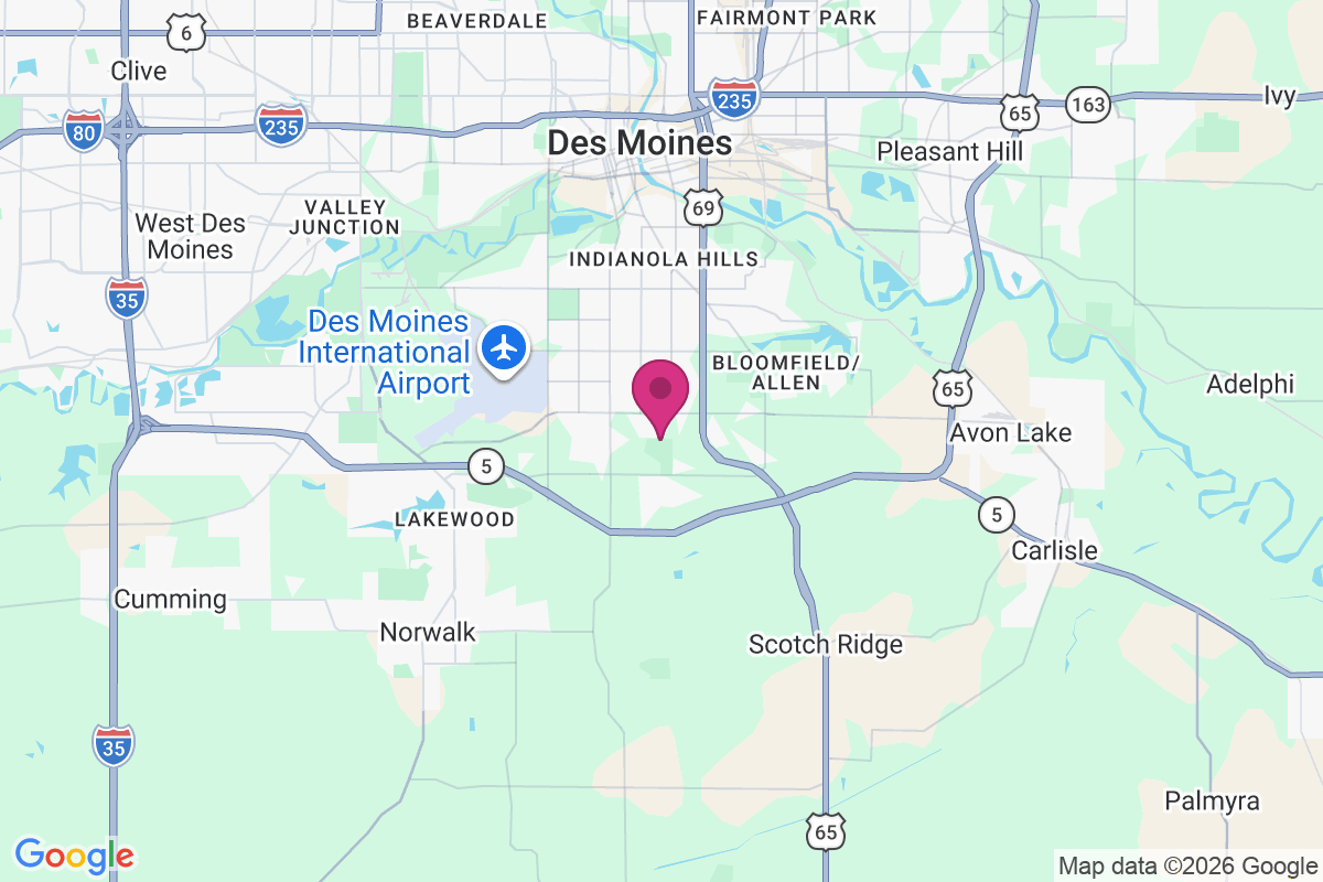 Fort Des Moines map