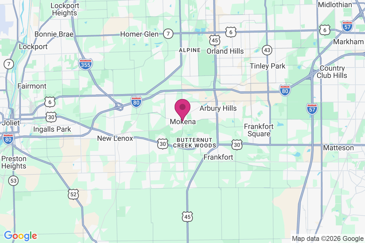 Mokena map