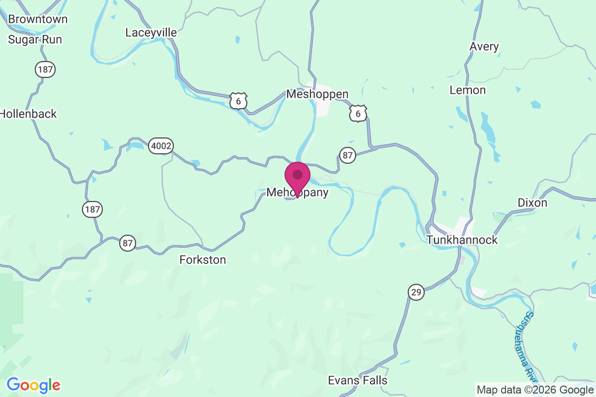 Mehoopany map