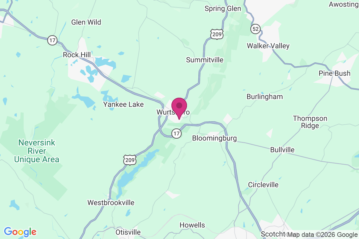 Wurtsboro map