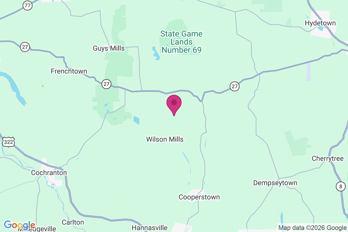 East Wayne map