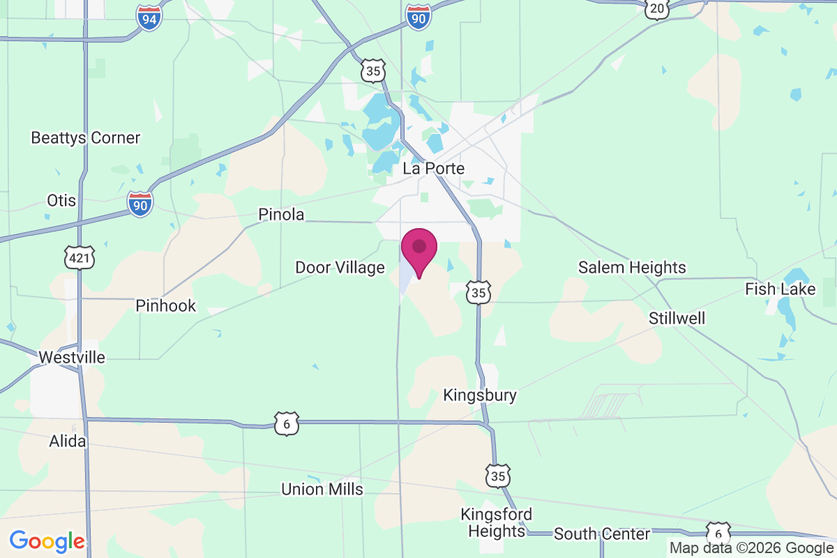 South LaPorte map