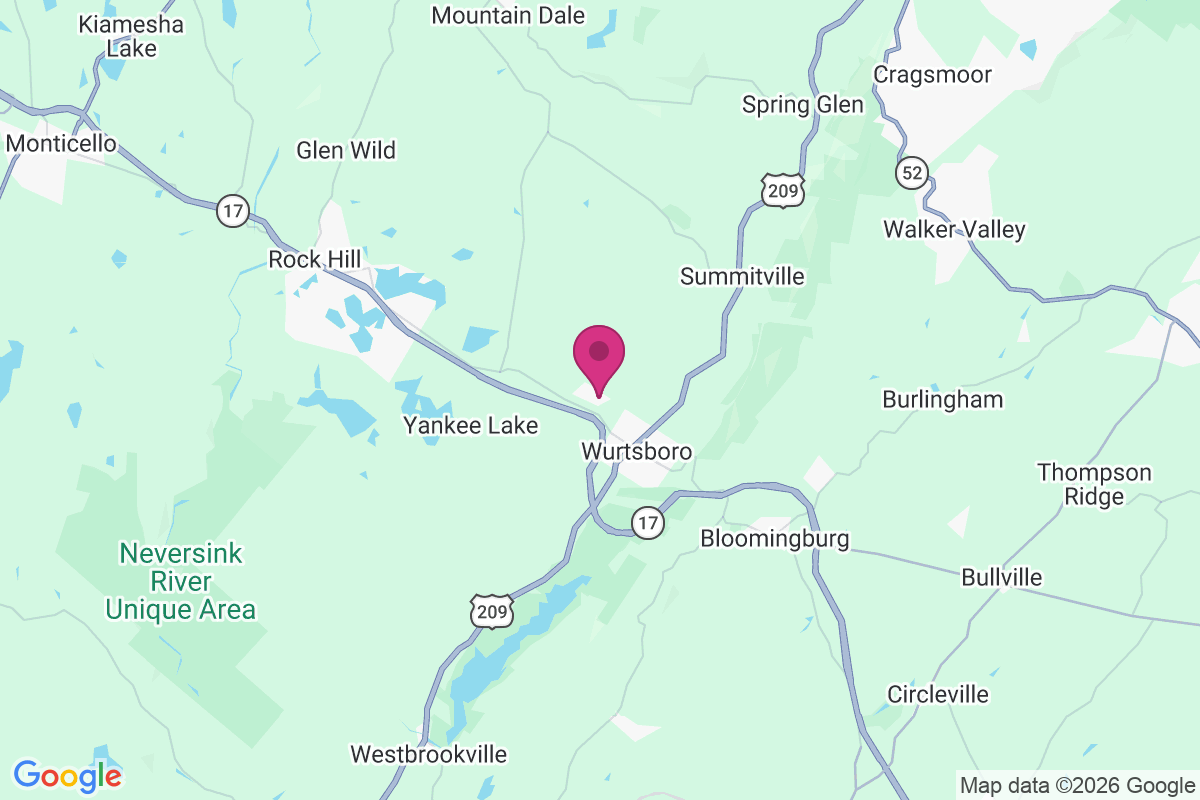 Wurtsboro Hills map