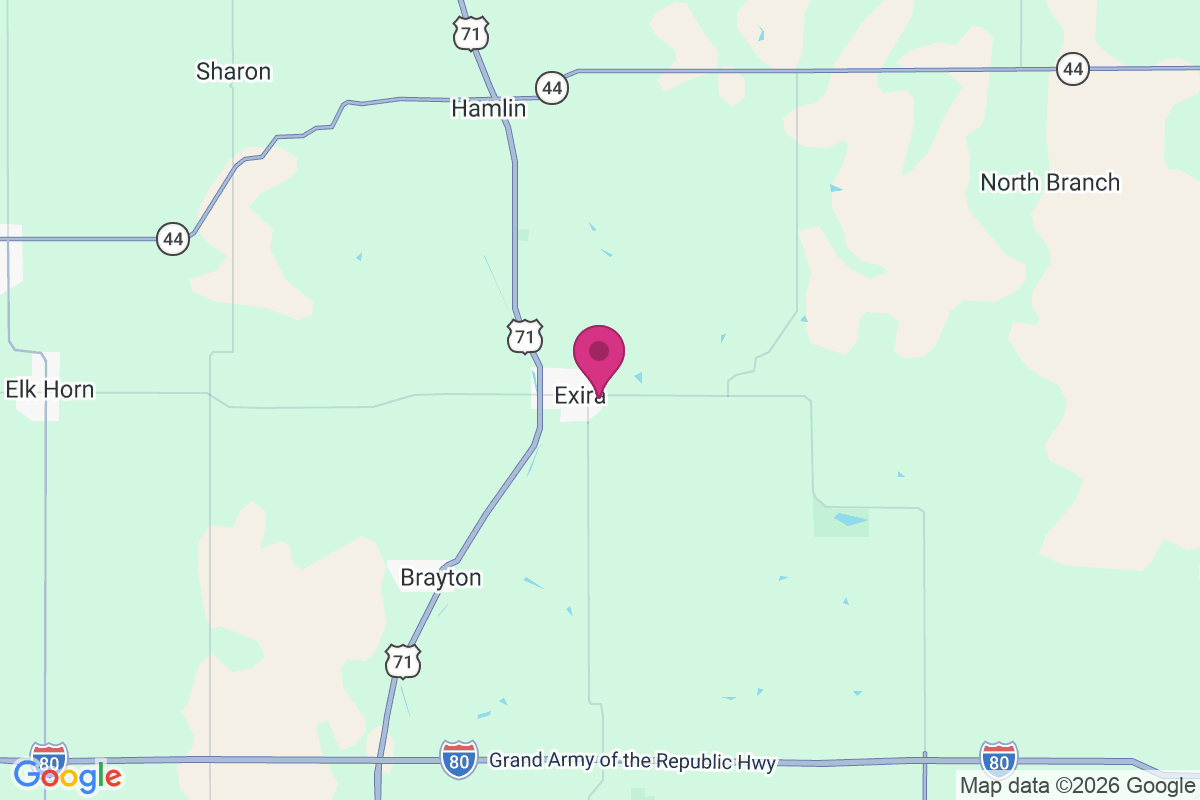 Exira map