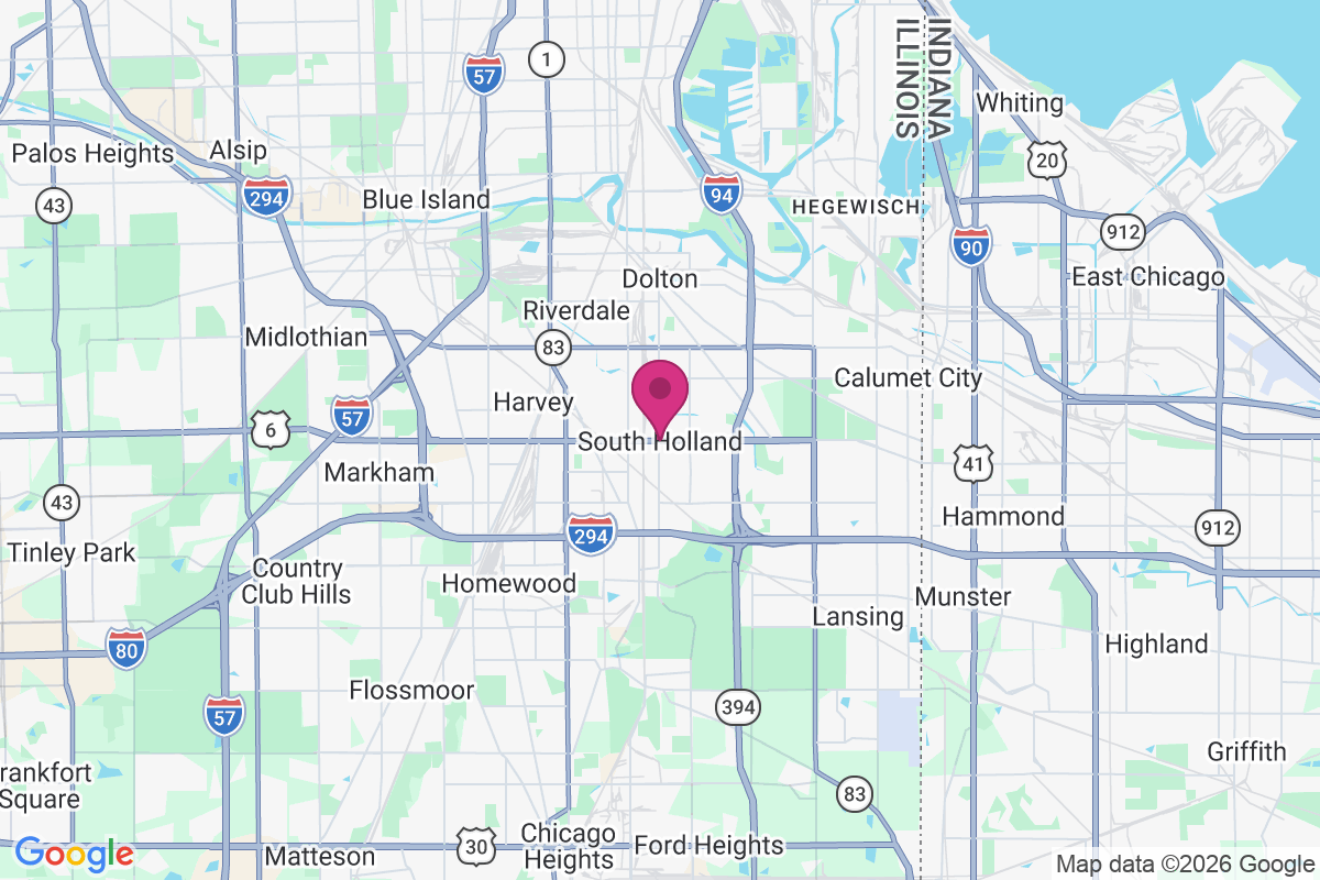 South Holland map