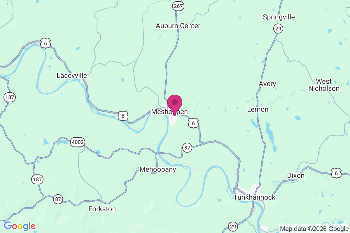 Meshoppen map