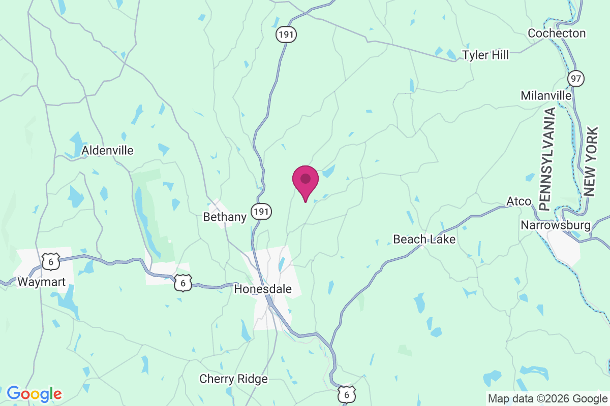 Carley Brook map