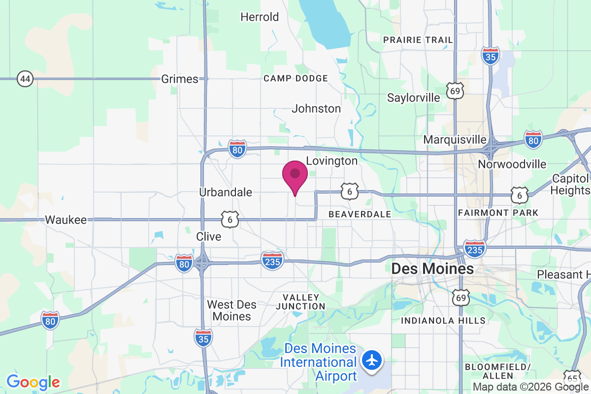 Urbandale map