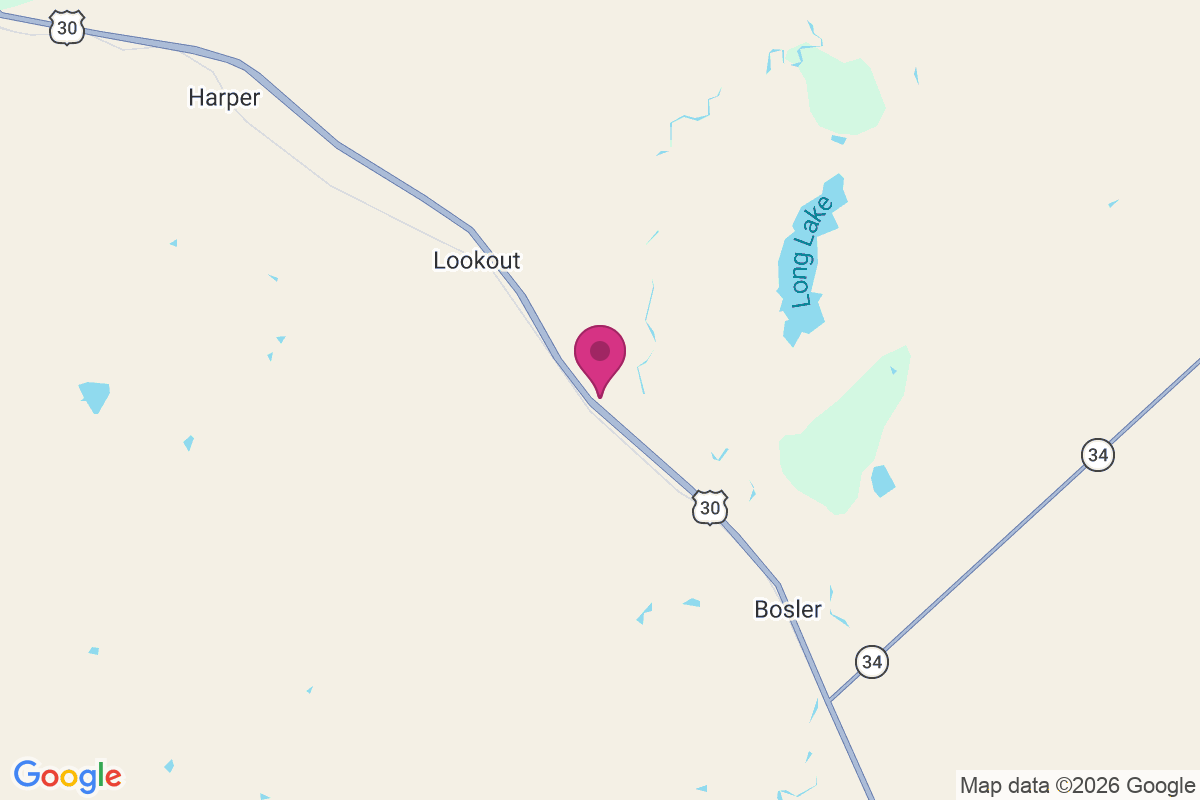 Cooper Lake map