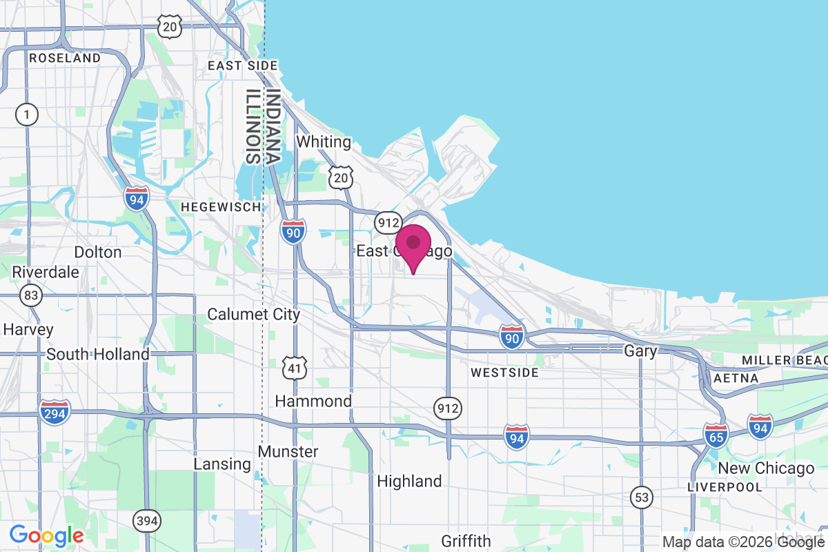 East Chicago map