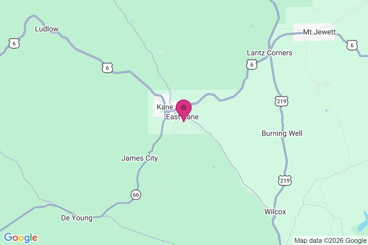East Kane map