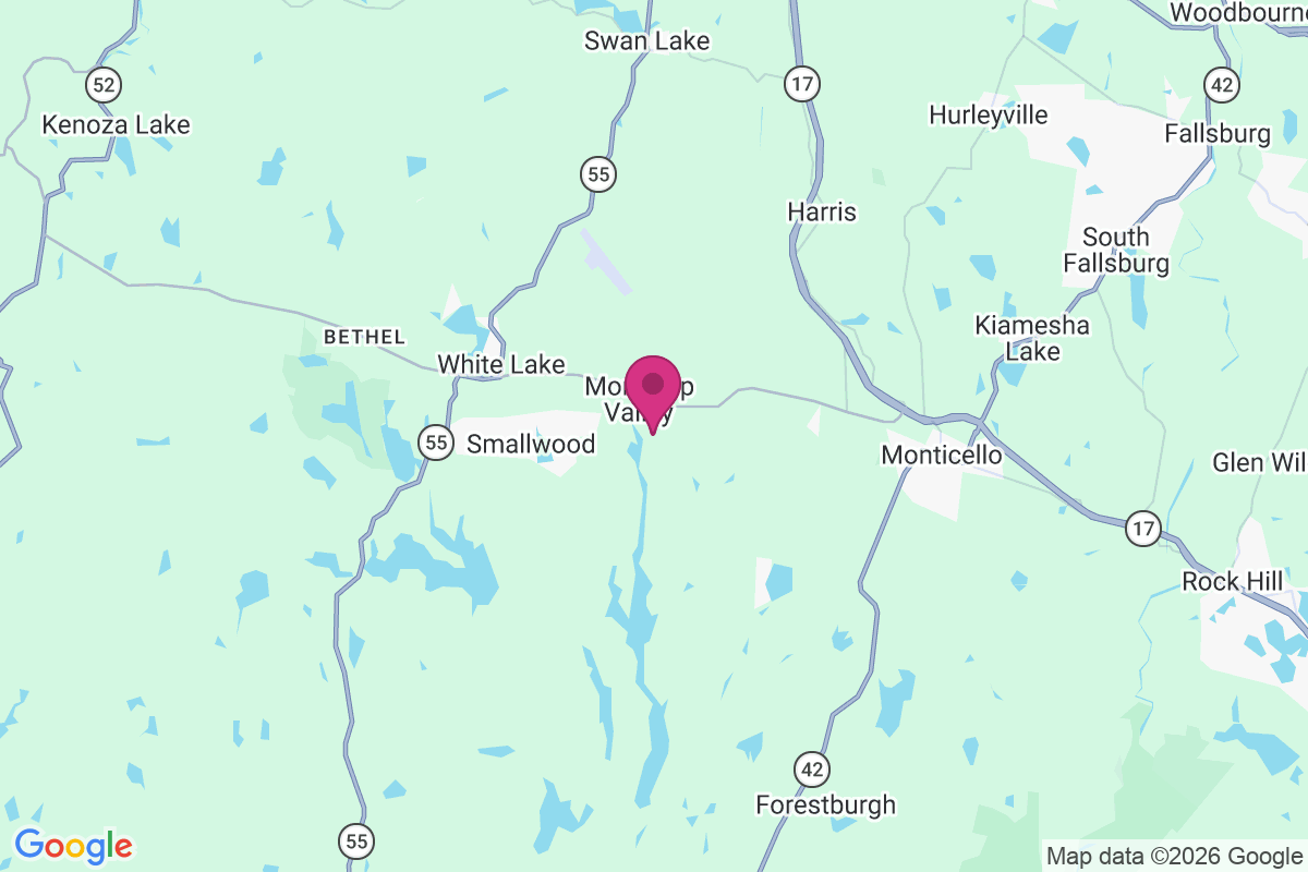 Mongaup Valley map