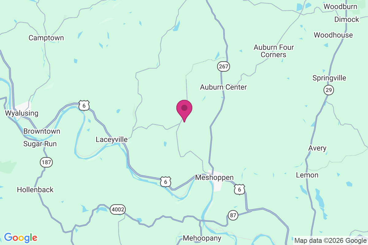 South Auburn map