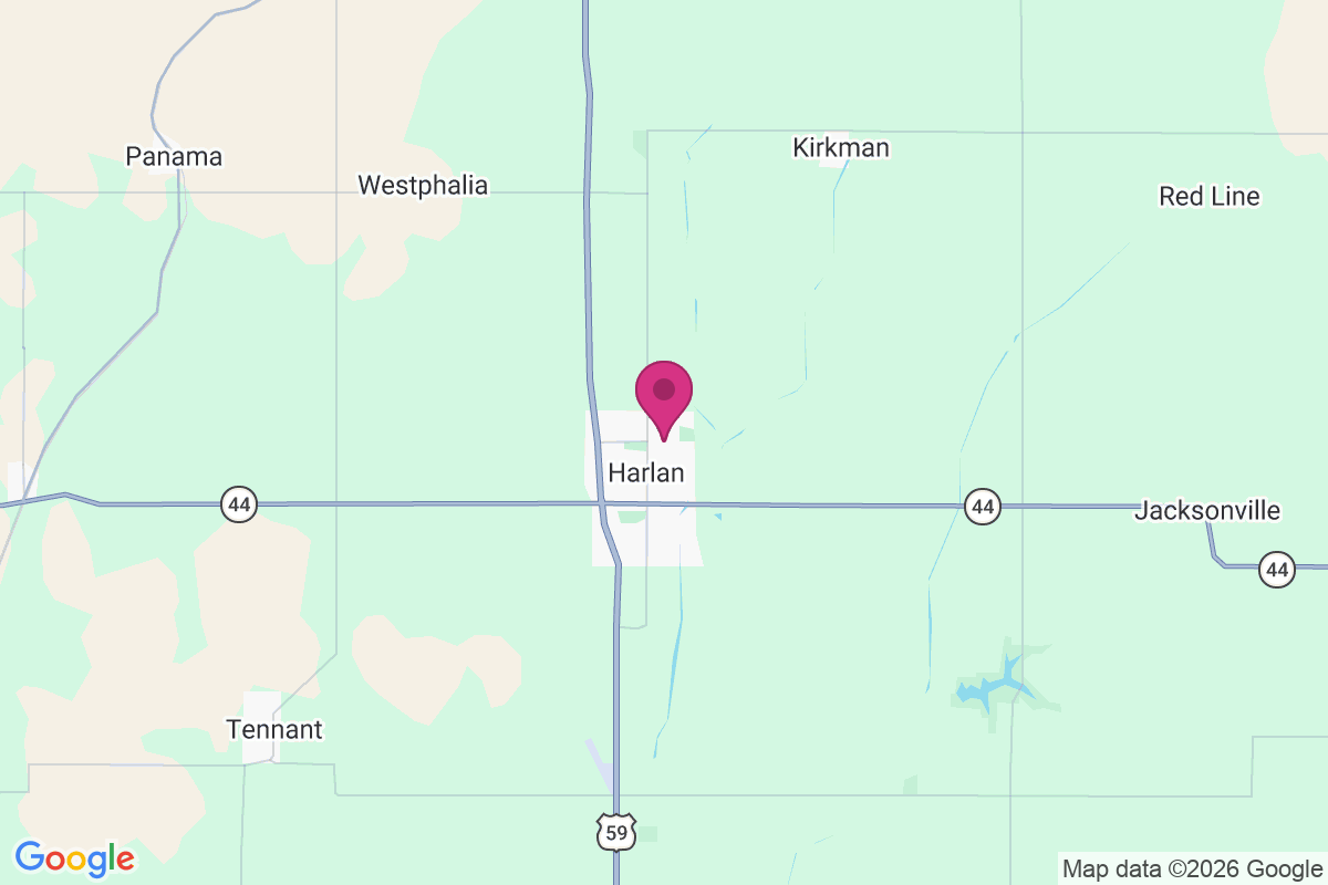 Harlan Trailer Court map
