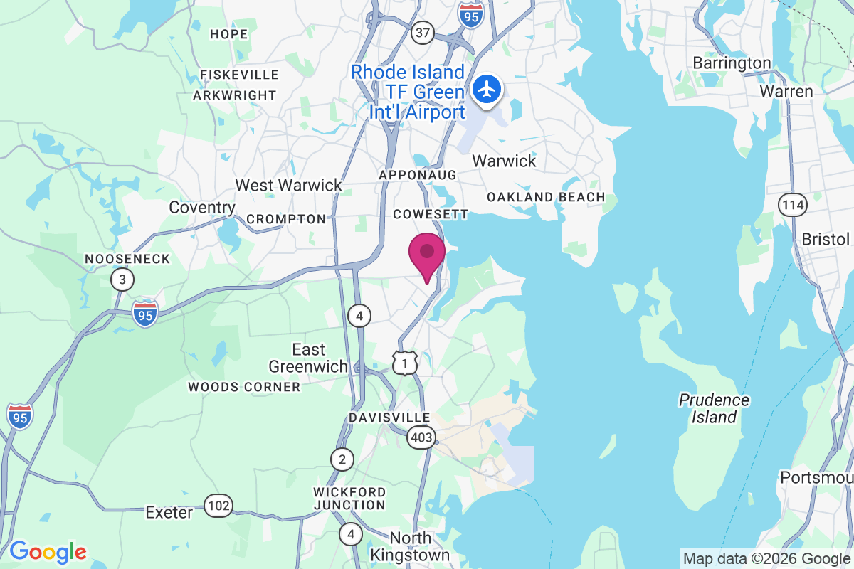 East Greenwich map