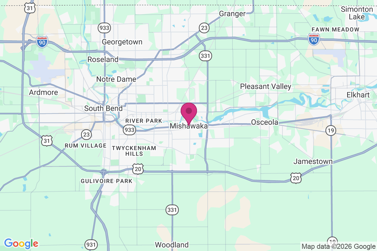 Mishawaka map