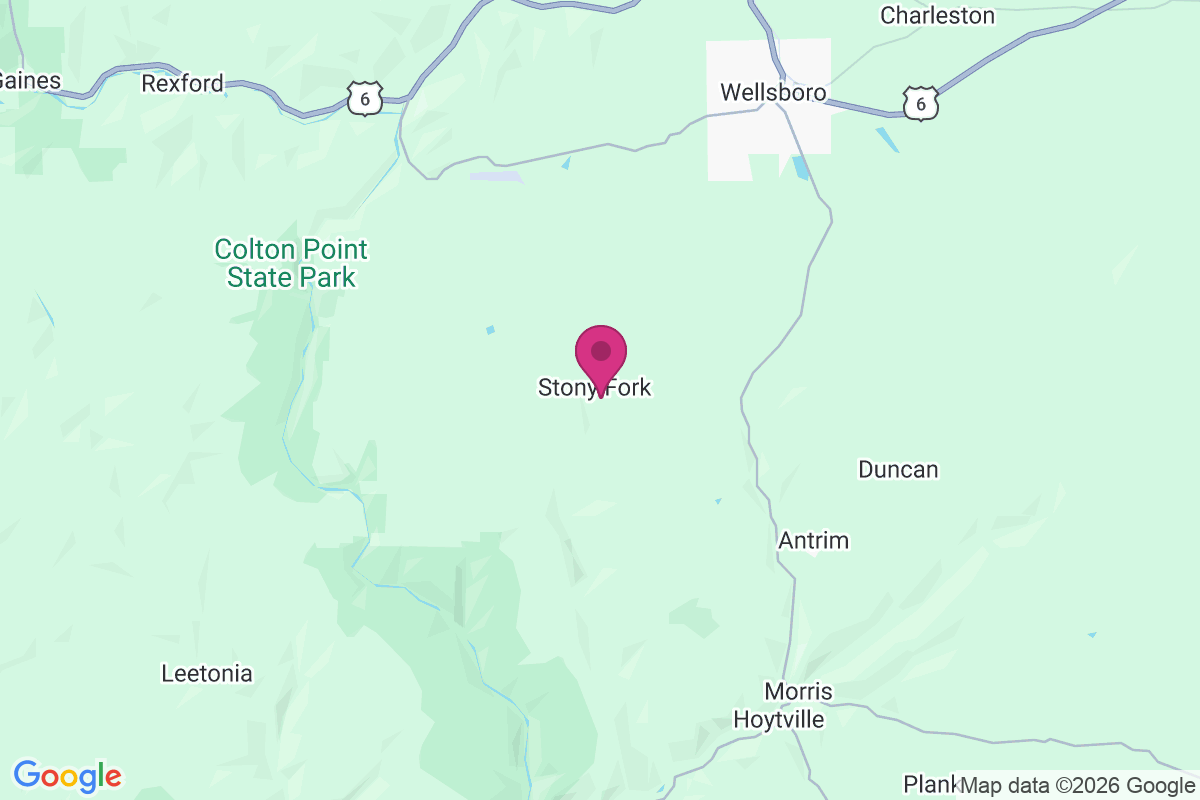Stony Fork map