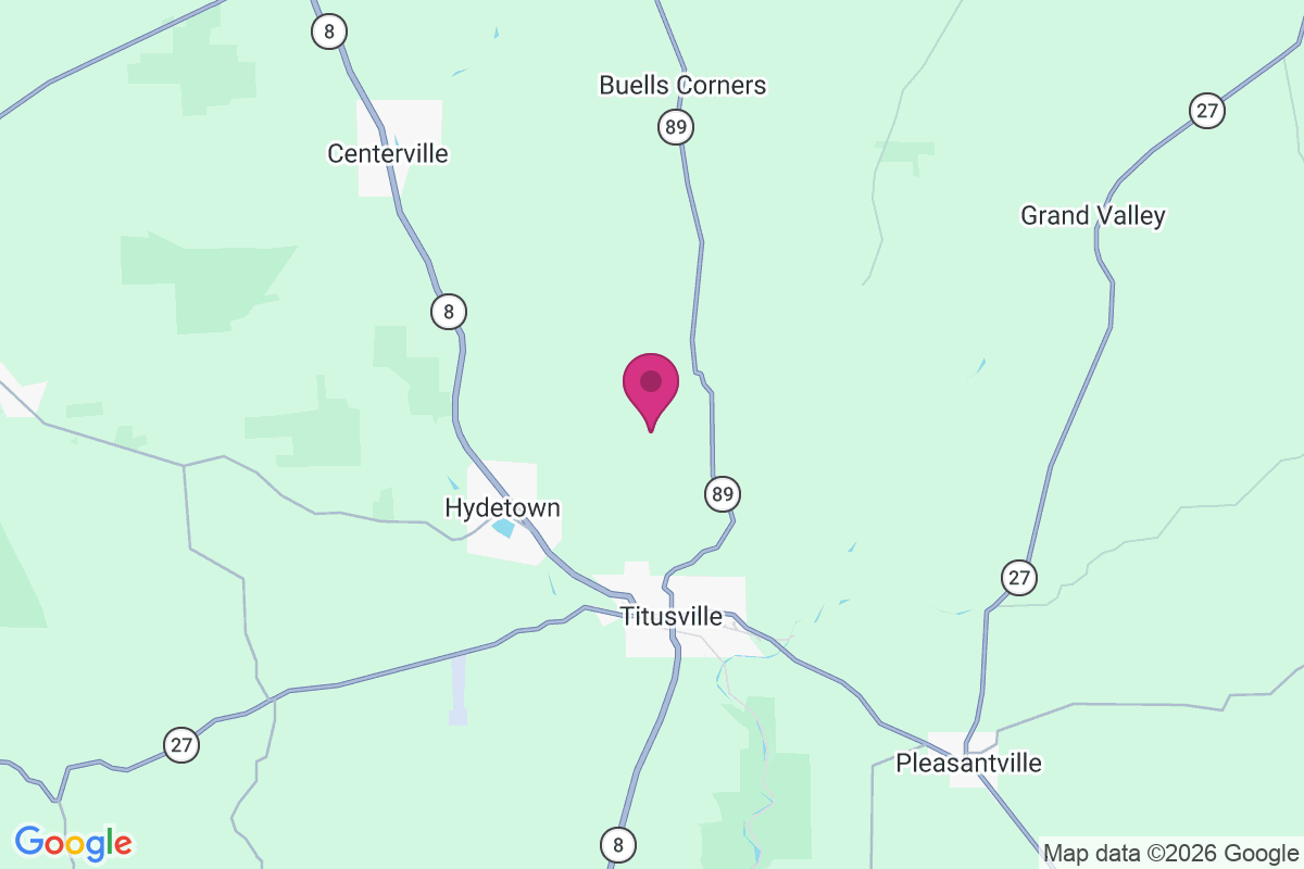 Thompsons Mills map