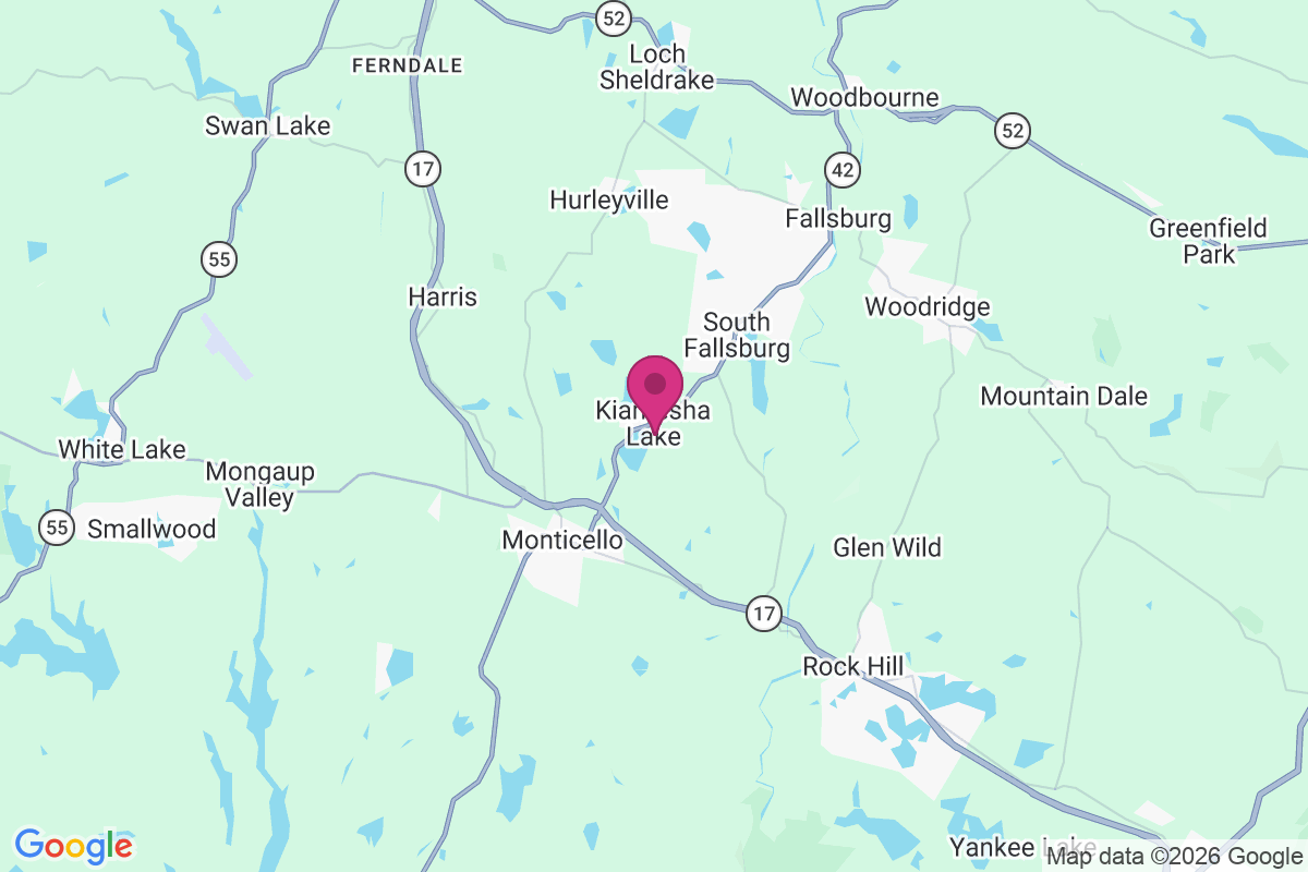 Kiamesha Lake map
