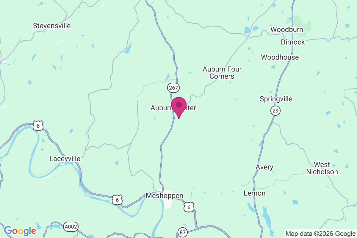 Auburn Center map