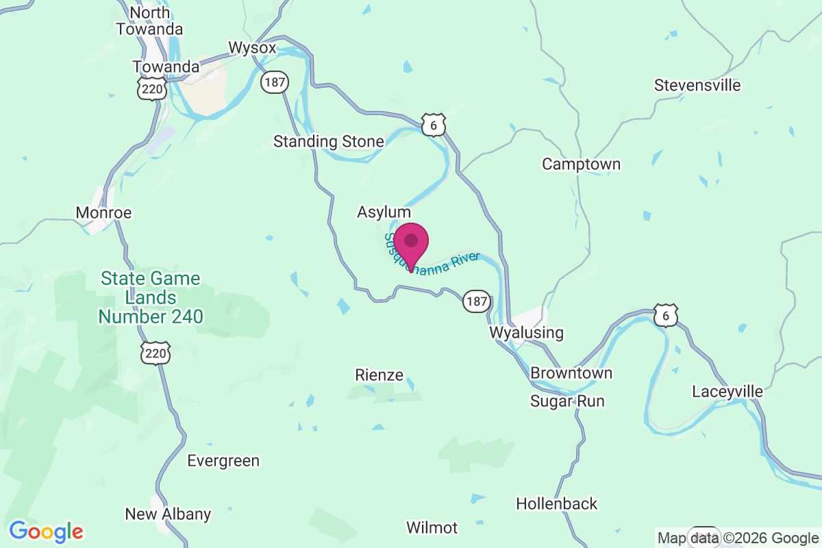 Homets Ferry map