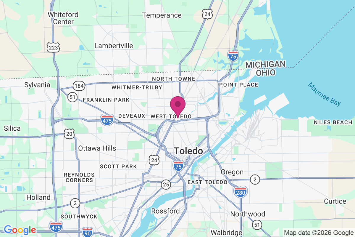 West Toledo map