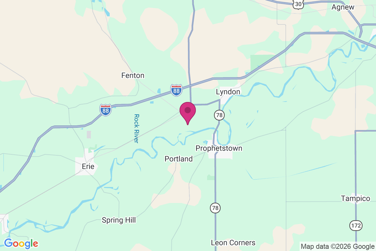 Denrock map