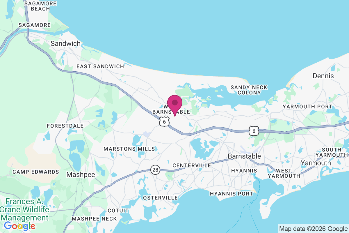 West Barnstable map