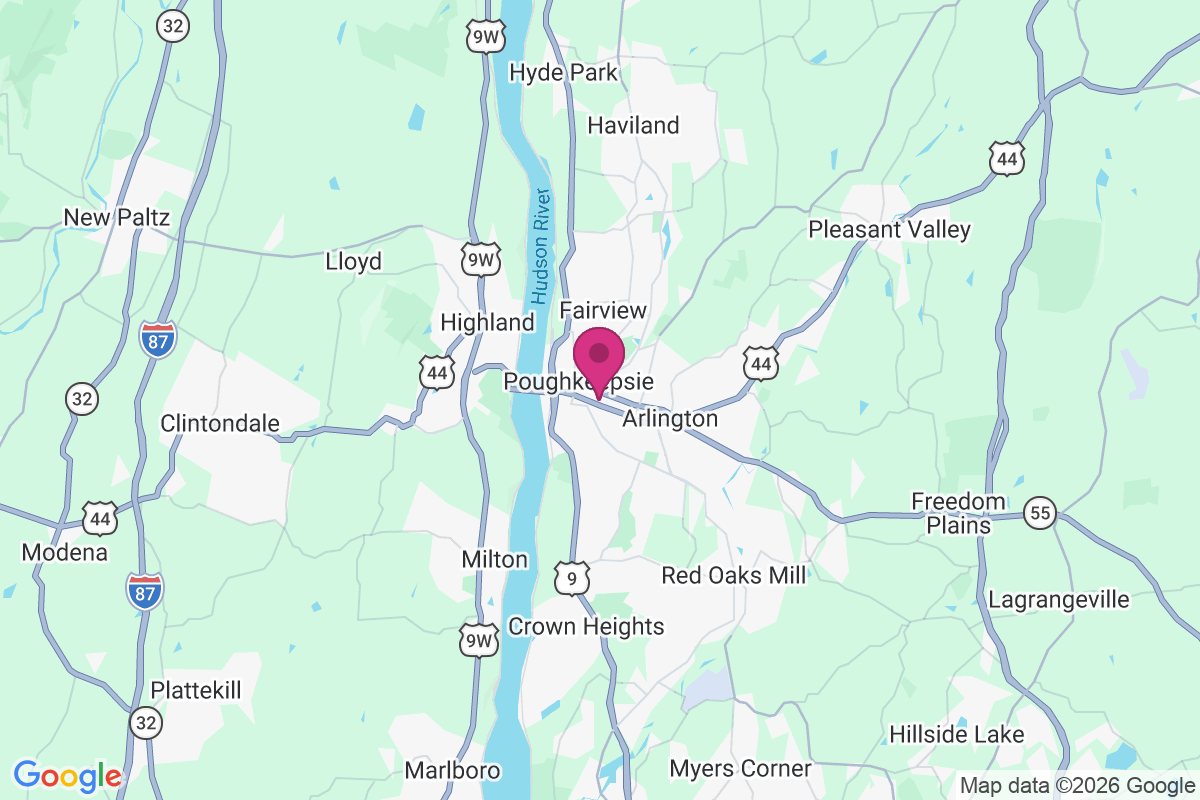 Poughkeepsie map