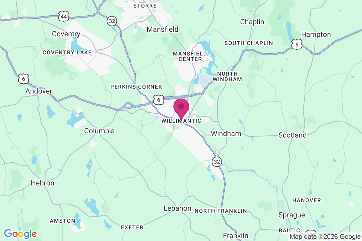 Willimantic map