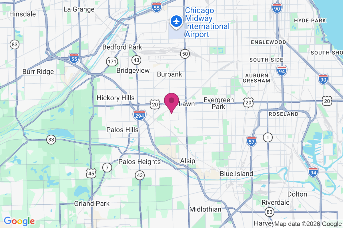 Oak Lawn map