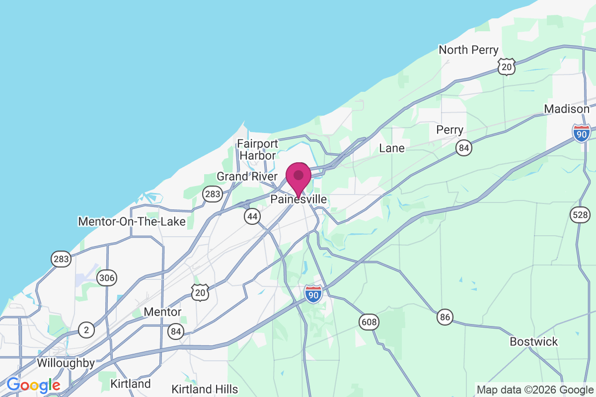 Painesville map