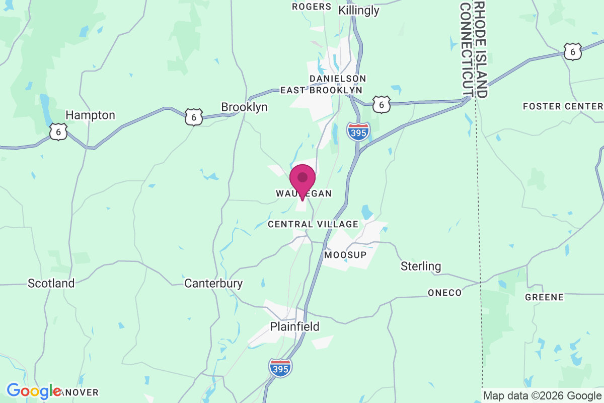 West Wauregan map