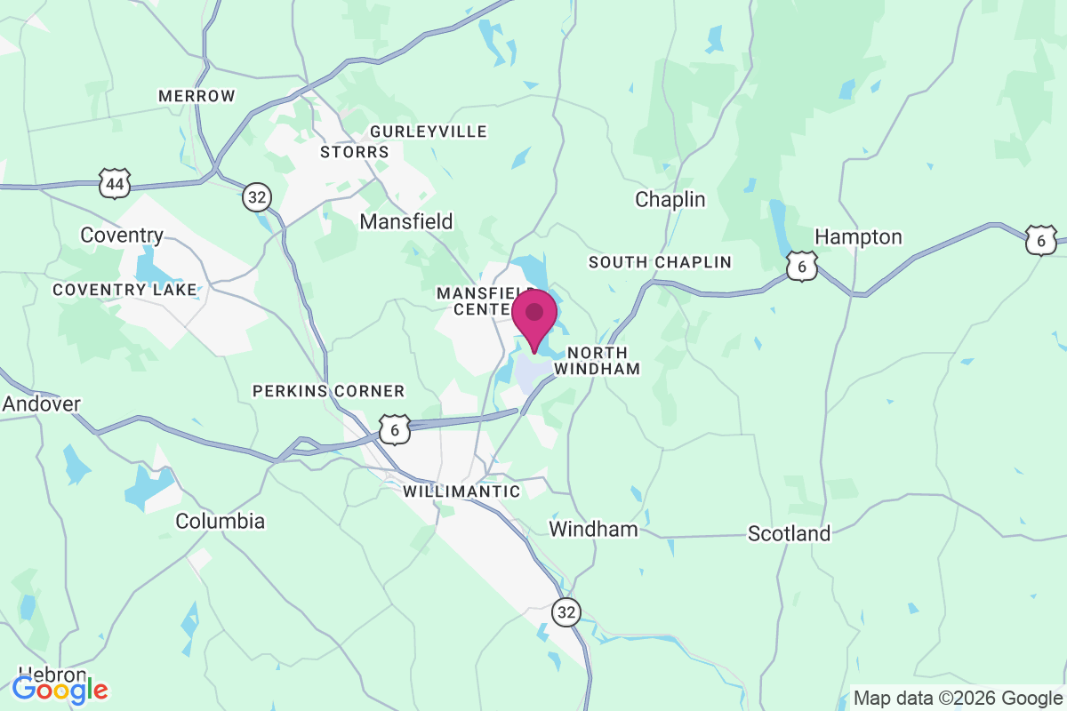 Mansfield Hollow map