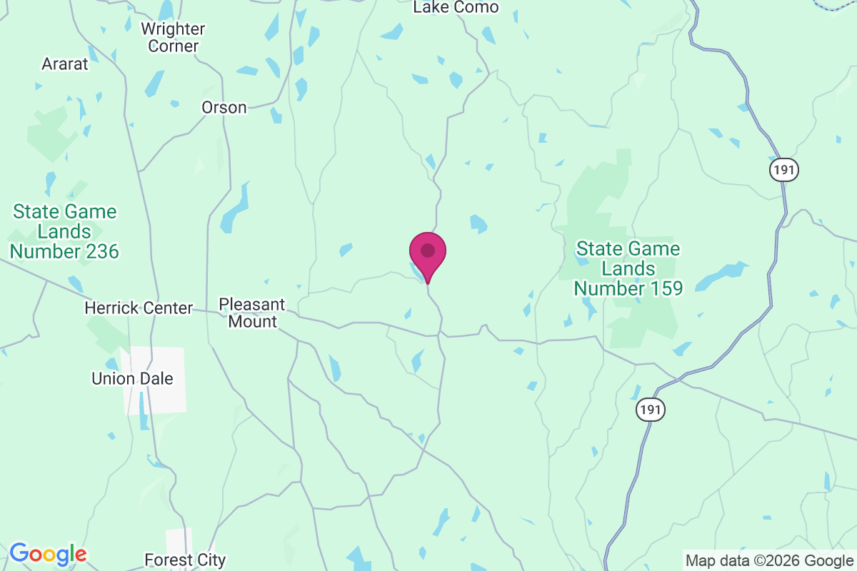 Rudes Corner map