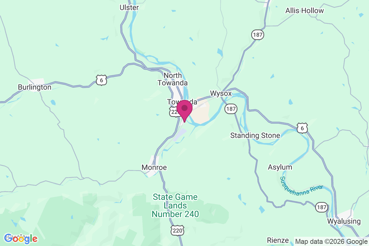 South Towanda map