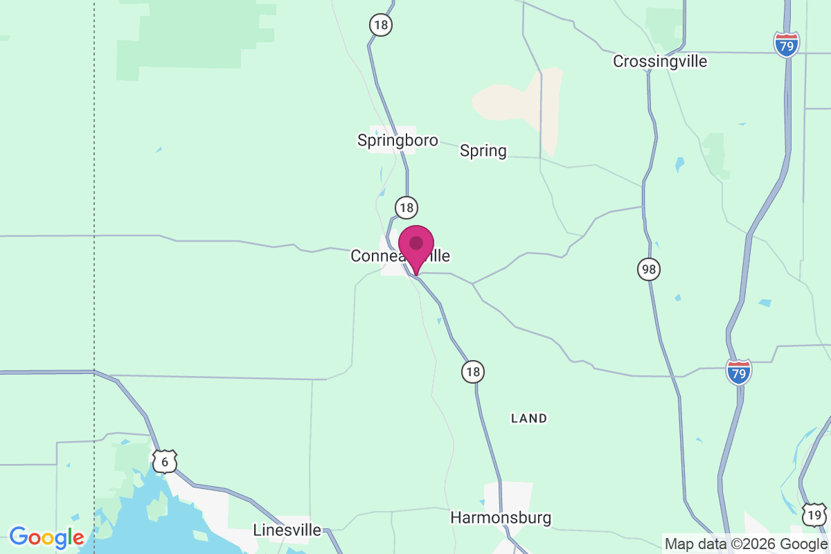 Conneautville map