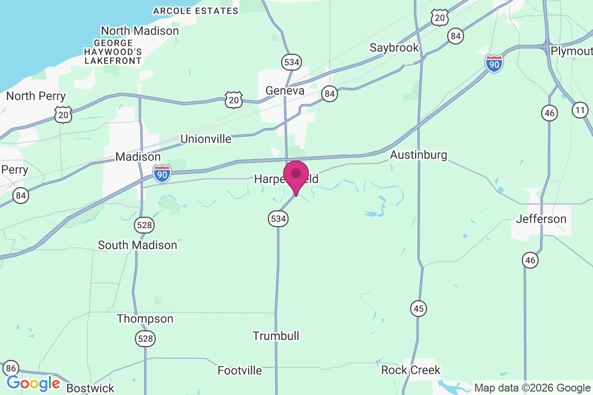 Harpersfield map